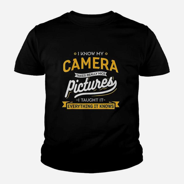 Camera Takes Really Nice Pictures  Funny Photographer Youth T-shirt