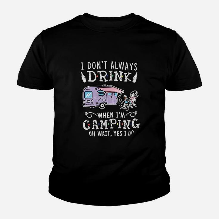 Camping Graphic Summer Youth T-shirt