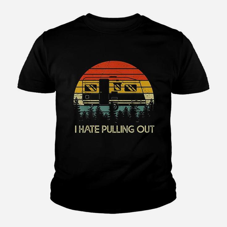 Camping I Hate Pulling Out Youth T-shirt