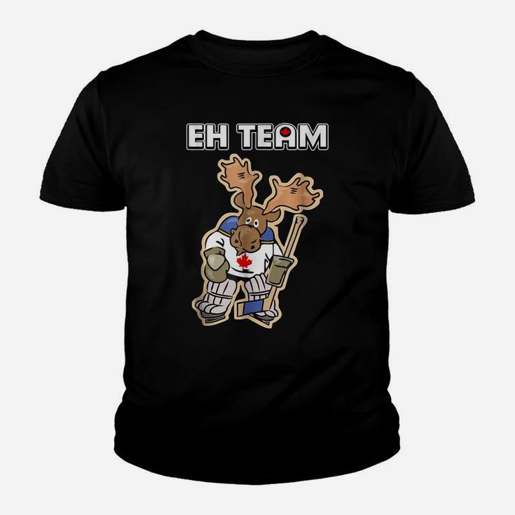 Canadian Moose Hockey Player Eh Team Youth T-shirt