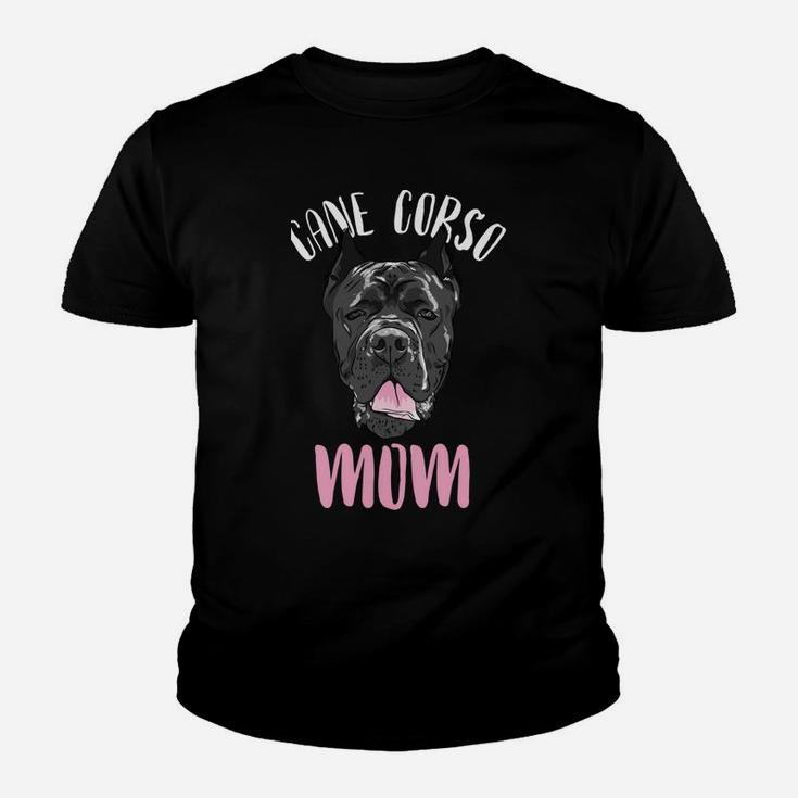 Cane Corso Mom Dog Owner Breed Puppy Lover Paw Dog Head Youth T-shirt