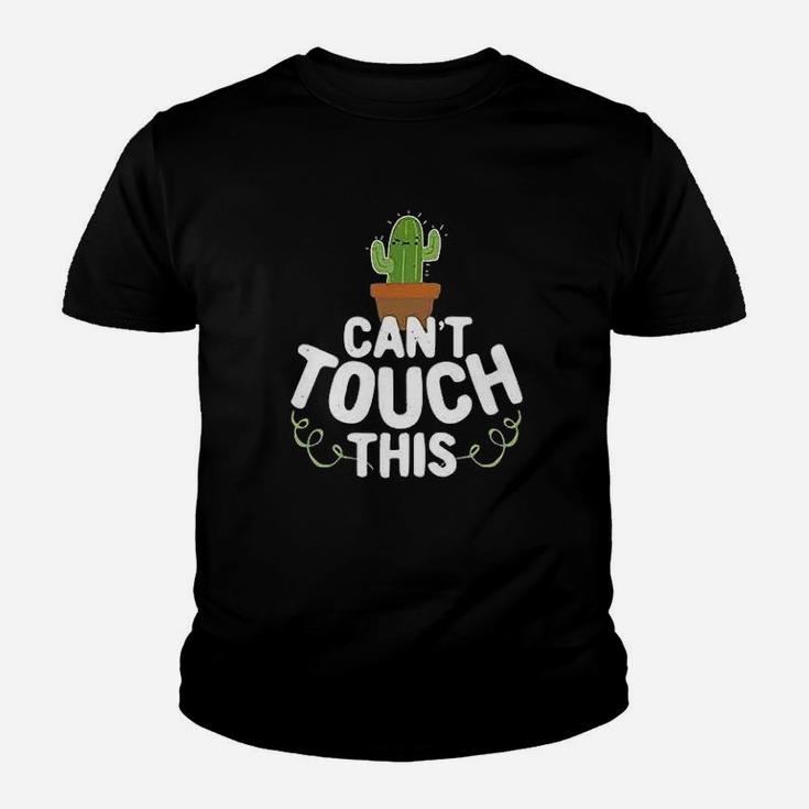 Cant Touch This Cactus Funny Cute Succulents Graphic Youth T-shirt