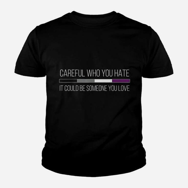 Careful Who You Hate Flag Youth T-shirt