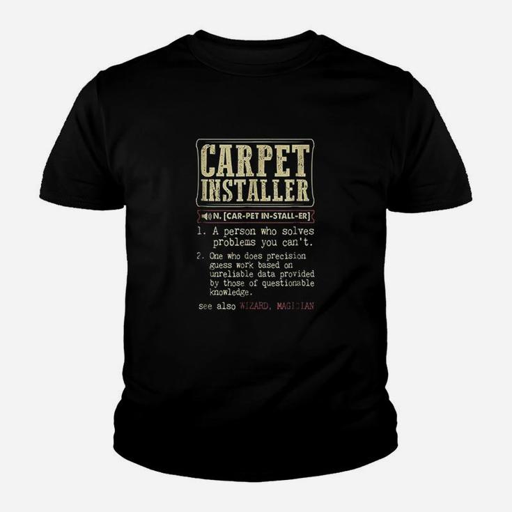 Carpet Installer Dictionary Term Youth T-shirt