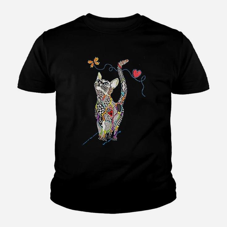 Casual Cat Youth T-shirt