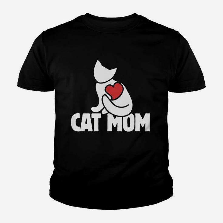 Cat Mom Youth T-shirt