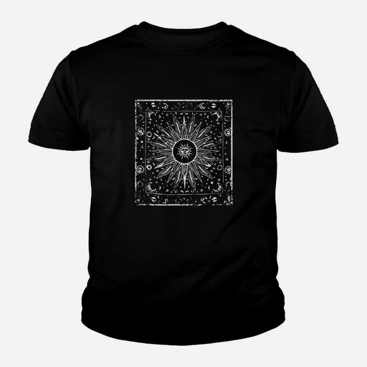 Celestial Sun Moon Stars Planet Tapestry Cute Youth T-shirt