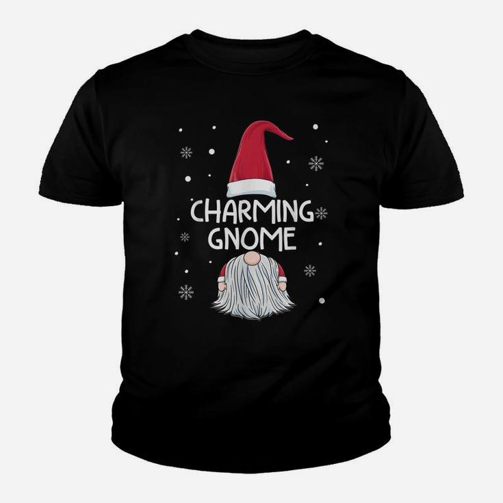 Charming Gnome Christmas Matching Family Group Gift Youth T-shirt