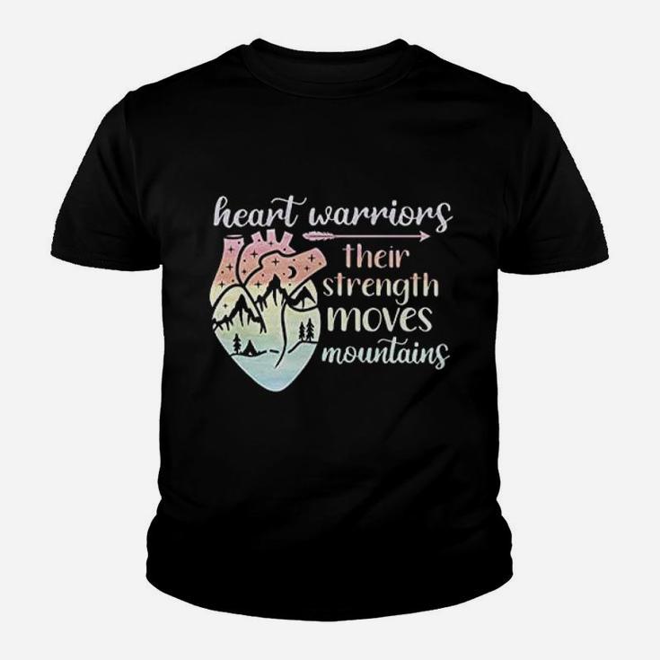 Chd Awareness Anatomical Heart Warrior Nurse Youth T-shirt