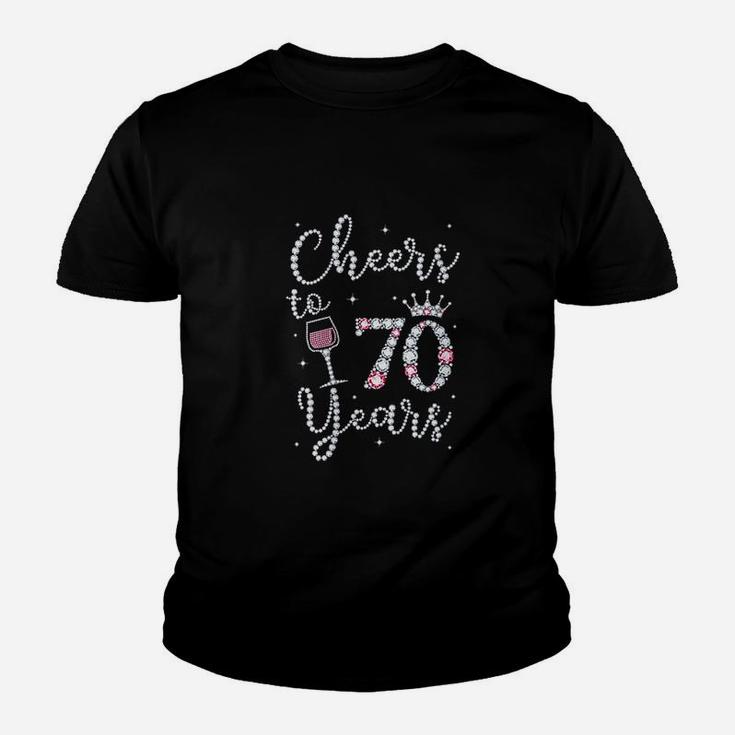 Cheers To 70 Years Youth T-shirt