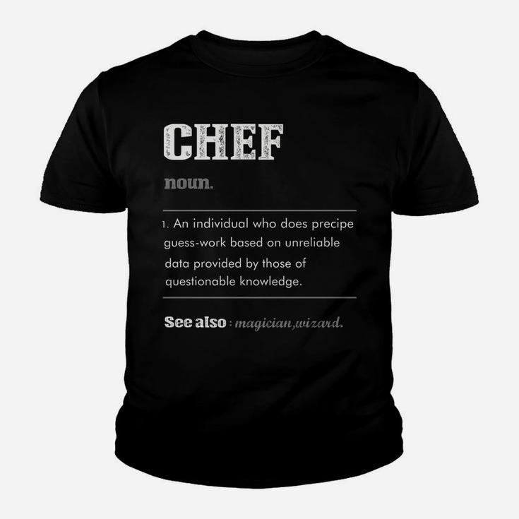 Chef Definition Tee Chefs Gift Culinary Fun Christmas Youth T-shirt