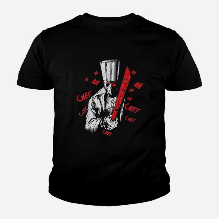 Chef Scary Horror Movie Restaurant Youth T-shirt