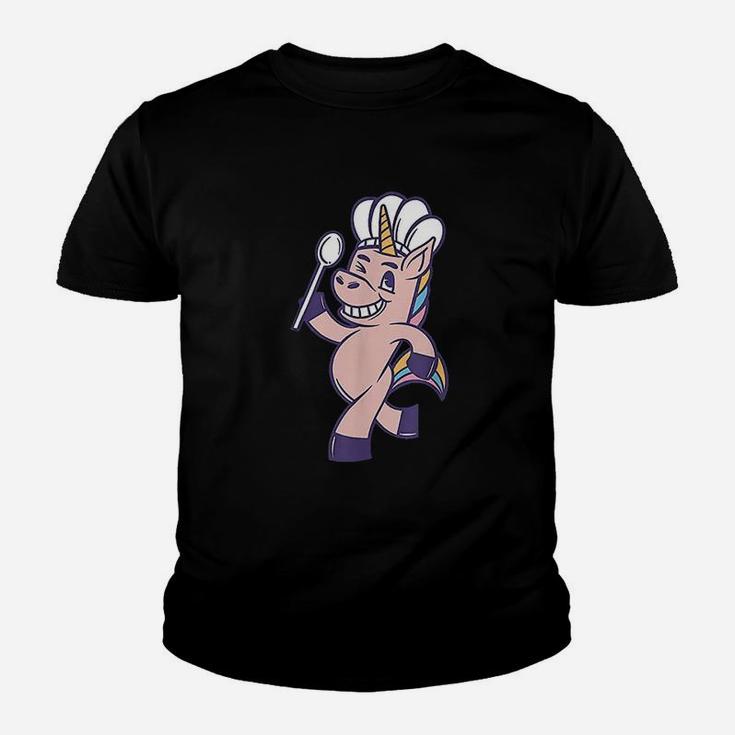 Chef Unicorn Cook Cooking Youth T-shirt