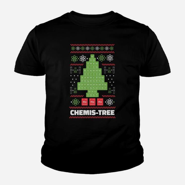 Chemis-Tree Periodic Table | Christmas Chemistry Science Youth T-shirt