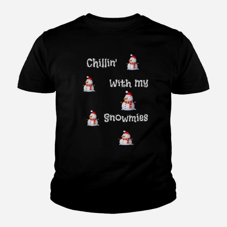 Chillin With My Snowmeies Youth T-shirt
