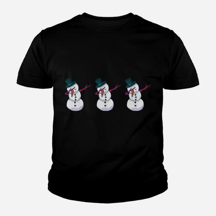 Chillin' With My Snowmies Christmas Snowmen Hanging Out Gift Youth T-shirt