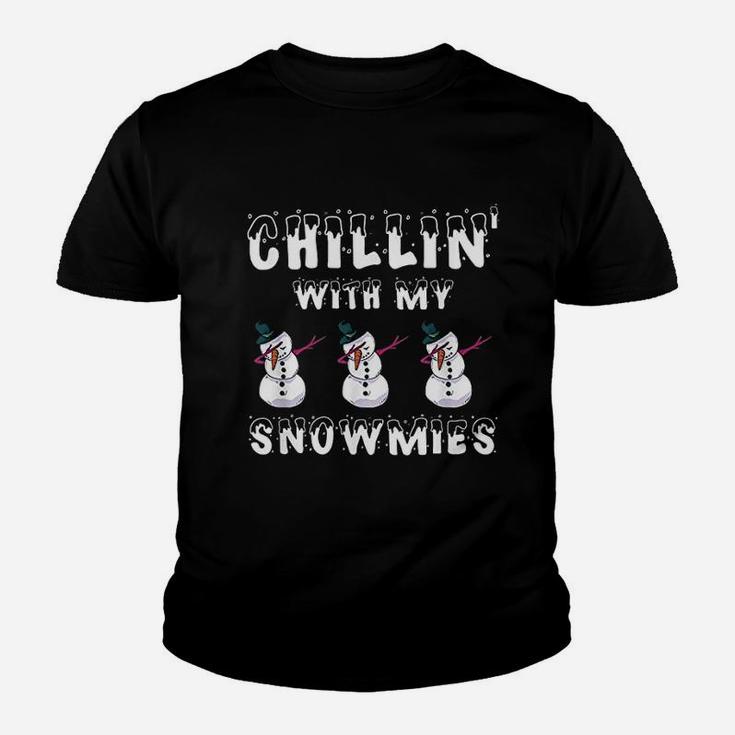 Chillin With My Snowmies Youth T-shirt