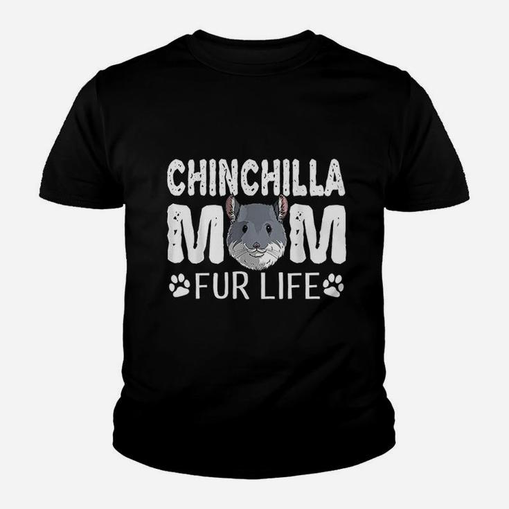 Chinchilla Mom Fur Life Mothers Day Cute Youth T-shirt