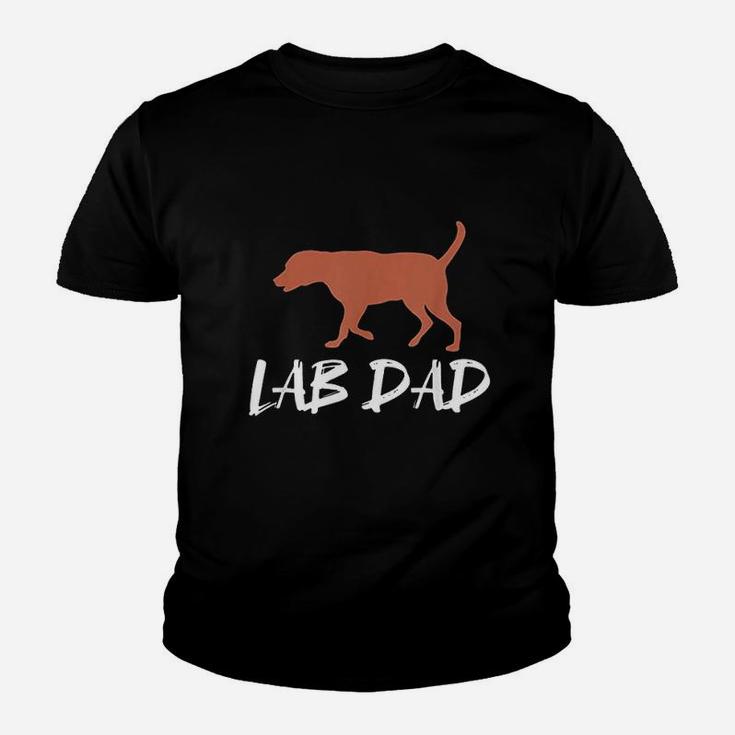 Chocolate Lab Dad Labrador Retriever Lover Youth T-shirt