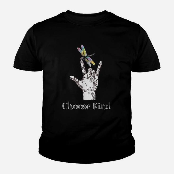 Choose Kind Dragonfly Youth T-shirt