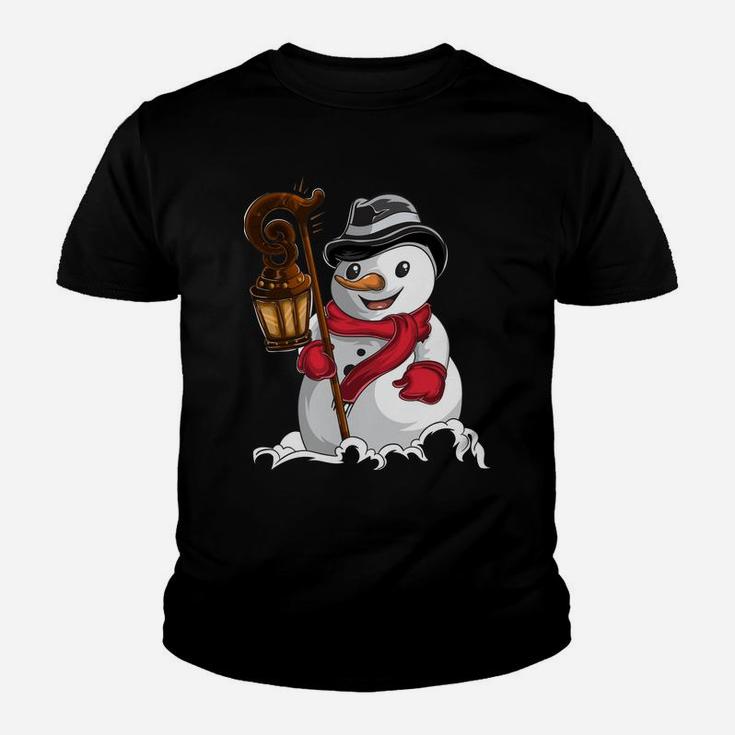 Christmas Gifts Winter Cartoon Snowman Youth T-shirt