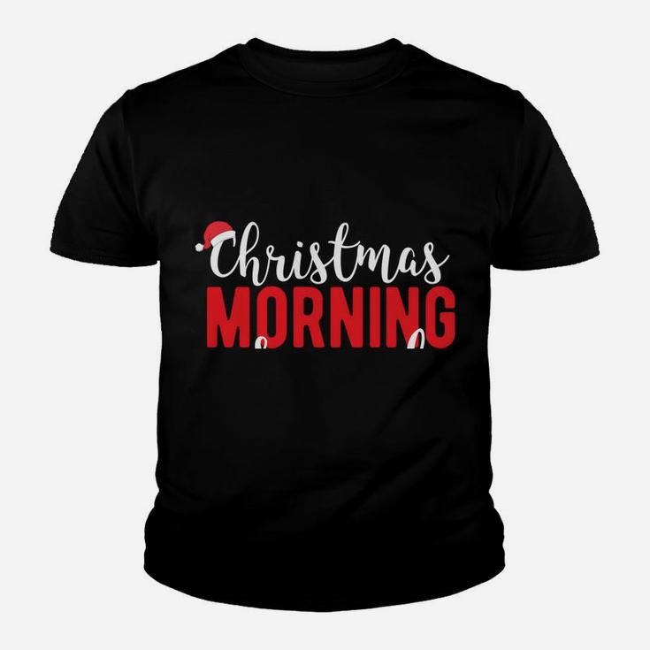 Christmas Morning Squad Family Matching Santa Costume Youth T-shirt