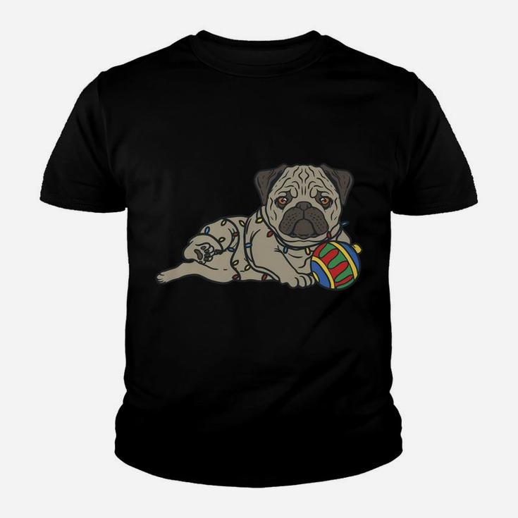 Christmas Pug Sweatshirt Dog Lover Owner Xmas Ornament Sweatshirt Youth T-shirt