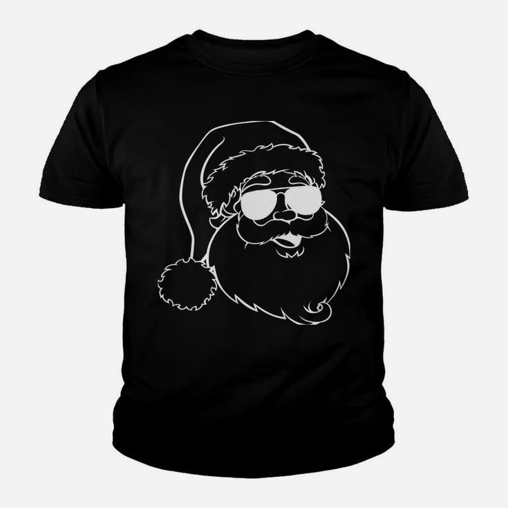 Christmas Santa Claus Where My Ho's At Design Sweatshirt Youth T-shirt