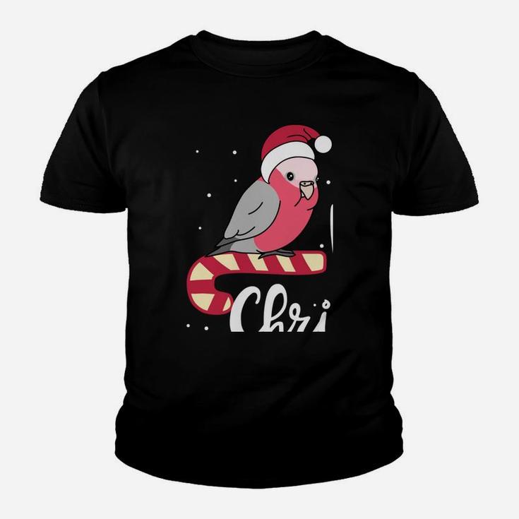 Chubby Galah Cockatoo Merry Christmas Kawaii Parrot Sweatshirt Youth T-shirt