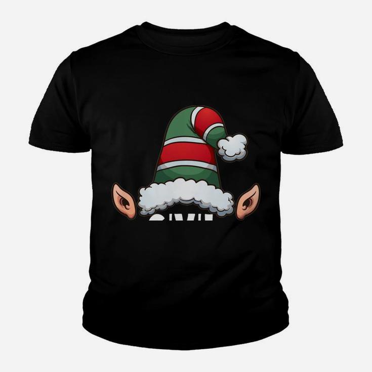 Civil Engineer Elf Funny Christmas Holidays Xmas Gift Sweatshirt Youth T-shirt