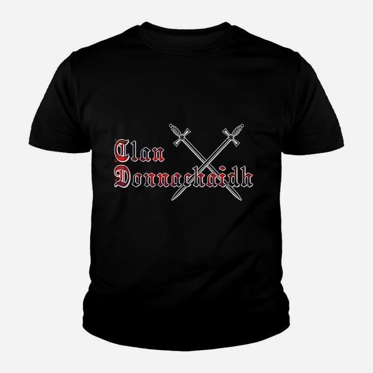 Clan Donnachaidh Surname Last Name Scottish Tartan Youth T-shirt