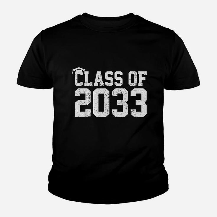 Class Of 2033 Grow With Me Graduation First Day Of School Youth T-shirt