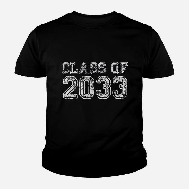 Class Of 2033 Grow With Me Graduation Year Youth T-shirt