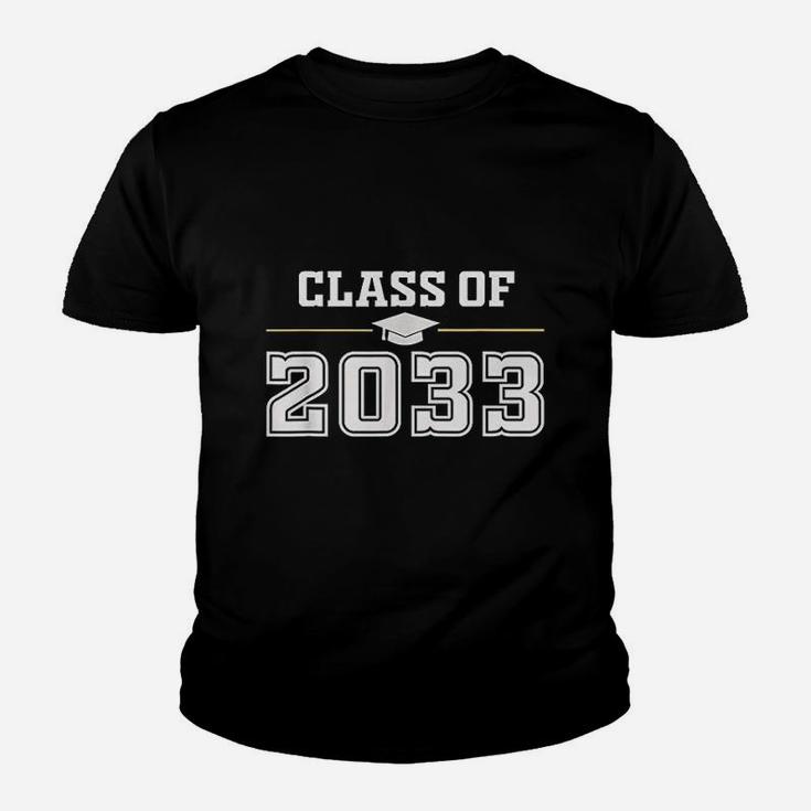 Class Of 2033 Grow With Me Graduation Youth T-shirt