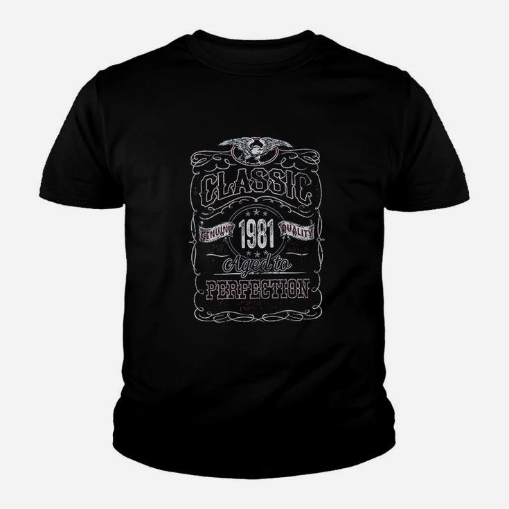 Classic 1981 Aged To Perfection Youth T-shirt