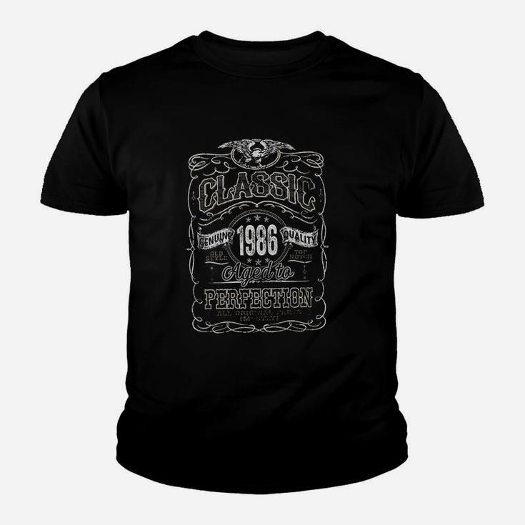 Classic 1986 Aged To Perfection Youth T-shirt
