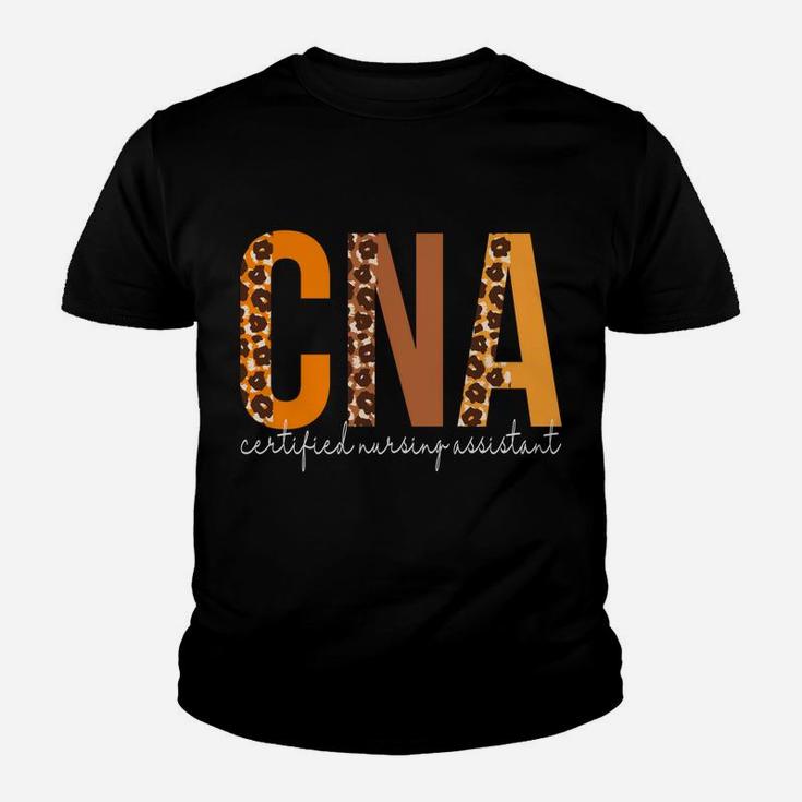 Cna Certified Nursing Assistant Leopard Fall Autumn Lovers Sweatshirt Youth T-shirt