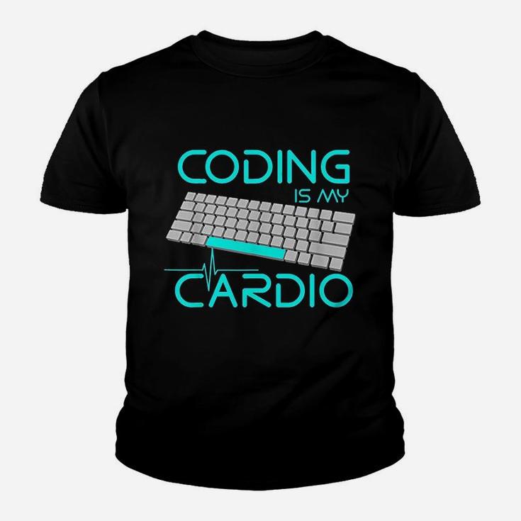 Coding Is My Cardio Youth T-shirt