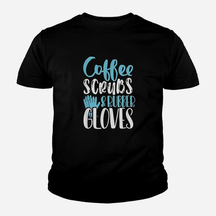 Coffee And Rubber Gloves Nurse Life Youth T-shirt