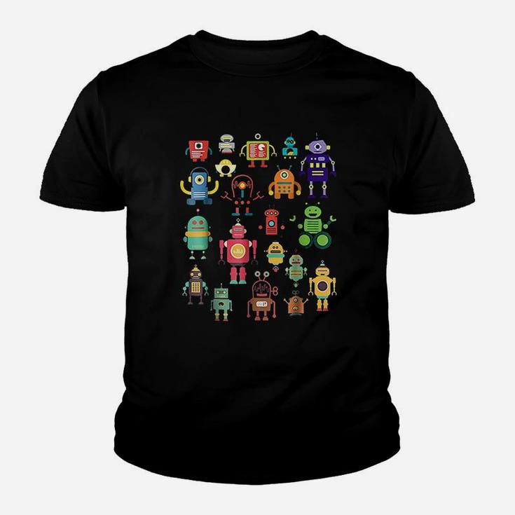 Colorful Robot Collection Youth T-shirt