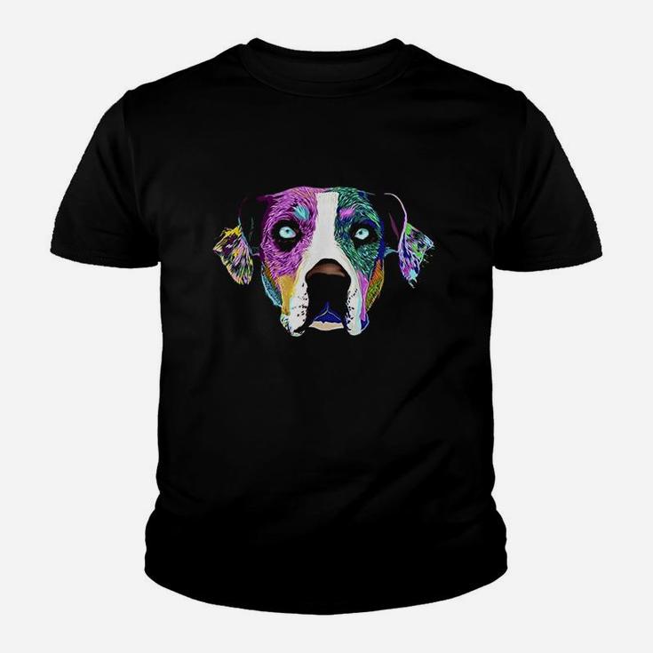 Colourful Louisiana Catahoula Leopard Dog Youth T-shirt