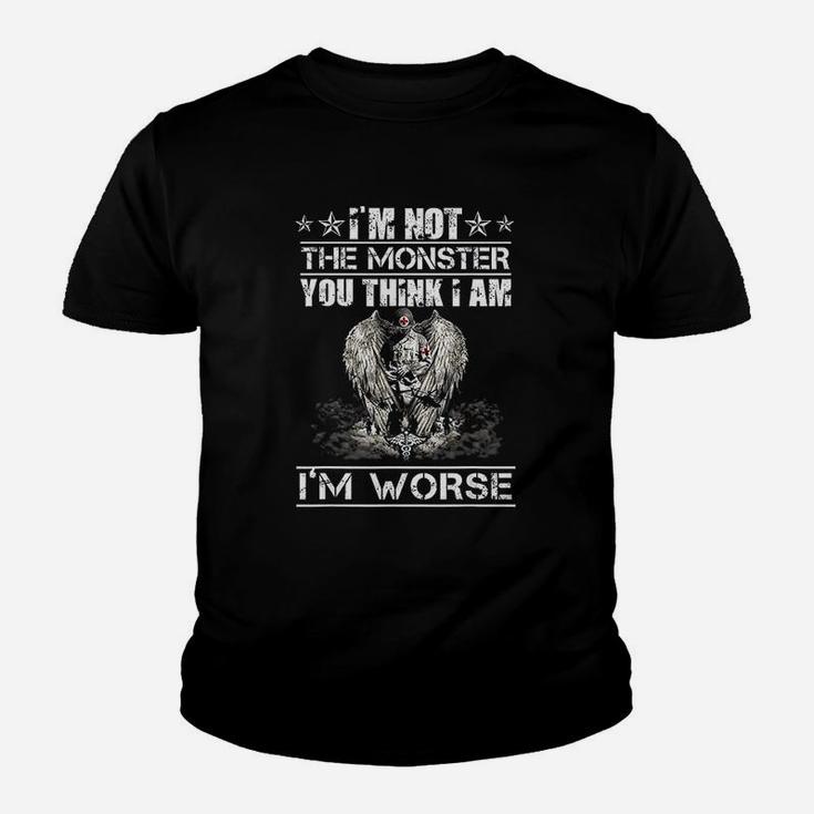 Combat Medic I Am Not The Monster You Think I Am Youth T-shirt