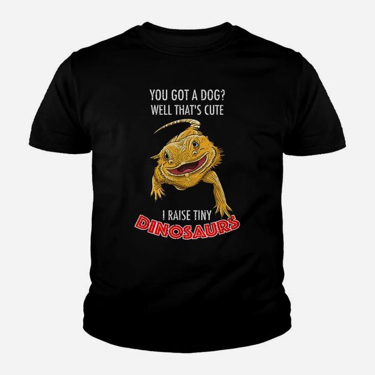Cool I Raise Tiny Dinosaurs | Funny Bearded Dragon Pet Gift Youth T-shirt