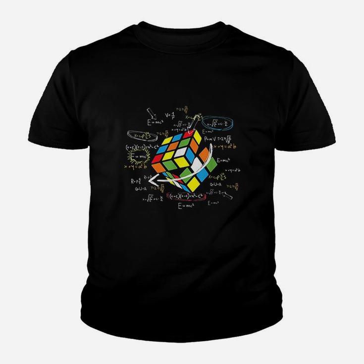Cool Math Rubik Rubix Rubics Player Cube Math Lovers Youth T-shirt