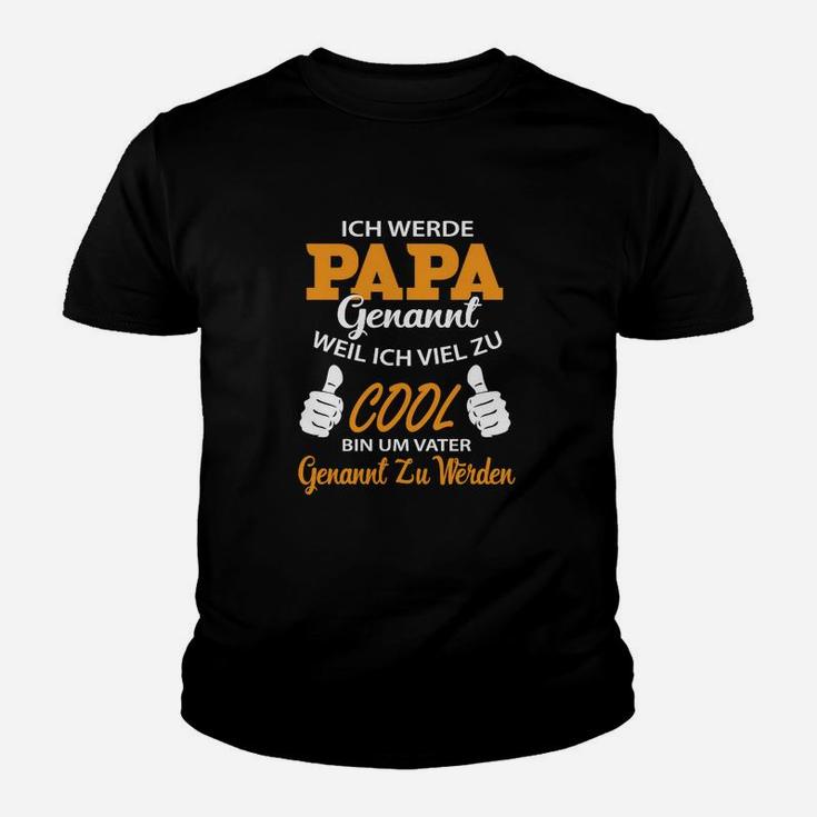 Cooles Papa Ankündigungs-Kinder Tshirt für werdende Väter, Lustiges Design