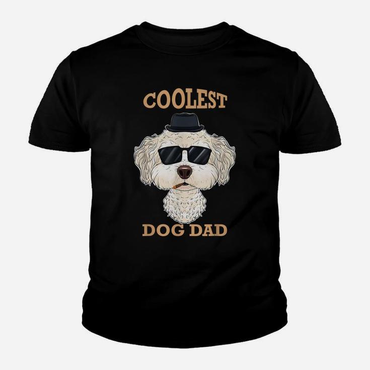 Coolest Dog Dad I Bichon Frise Dad I Bichon Frise Youth T-shirt
