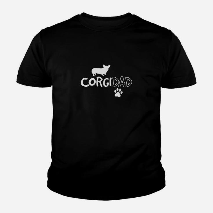Corgi Dad Funny Cute Dog Pet Owner Adopt Rescue Gift Youth T-shirt