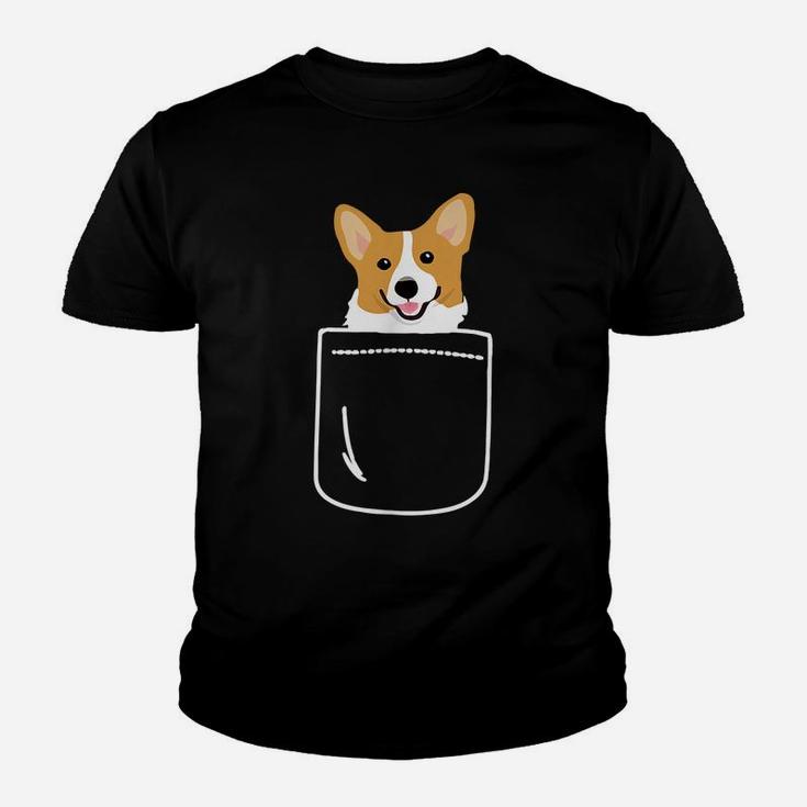 Corgi In Pocket Funny Corgi Crazy Dog Lover Gift Youth T-shirt