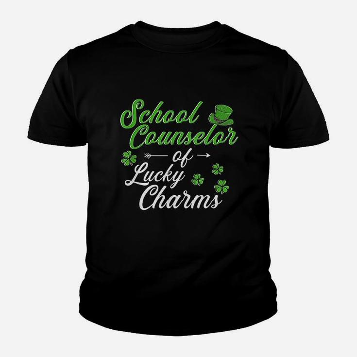 Counselor Of Lucky Charms St Patrick's Day School Counselor Youth T-shirt
