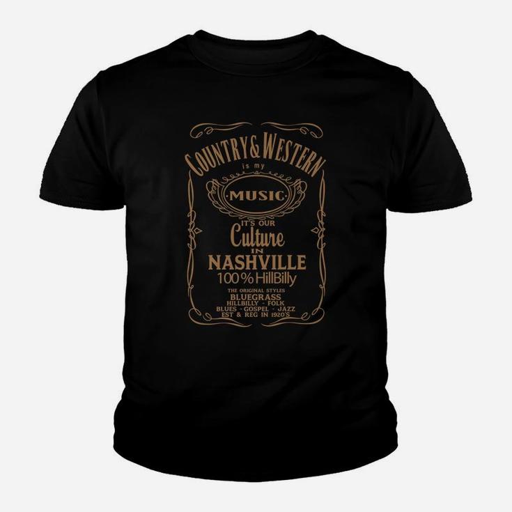 Country & Western Nashville Tennessee United States America Youth T-shirt